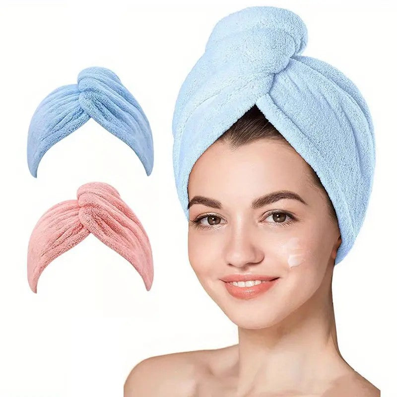 🔥 Gorra de ducha plush secadorapido